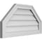 Ekena Millwork Octagonal Top Surface Mount PVC Gable Vent w/ 2"W x 1-1/2"P Brickmould Frame, 26"W x 14"H GVPOT26X1402SN - alternate 3